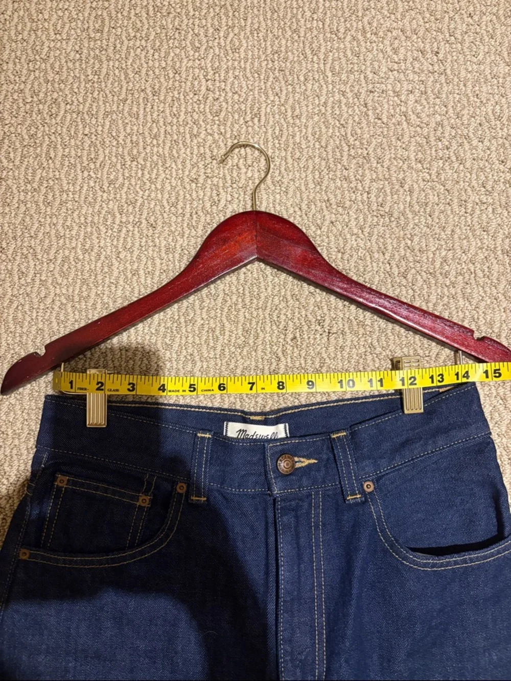 NWT Madewell Balloon Jean dark wash - Picture 7 of 9